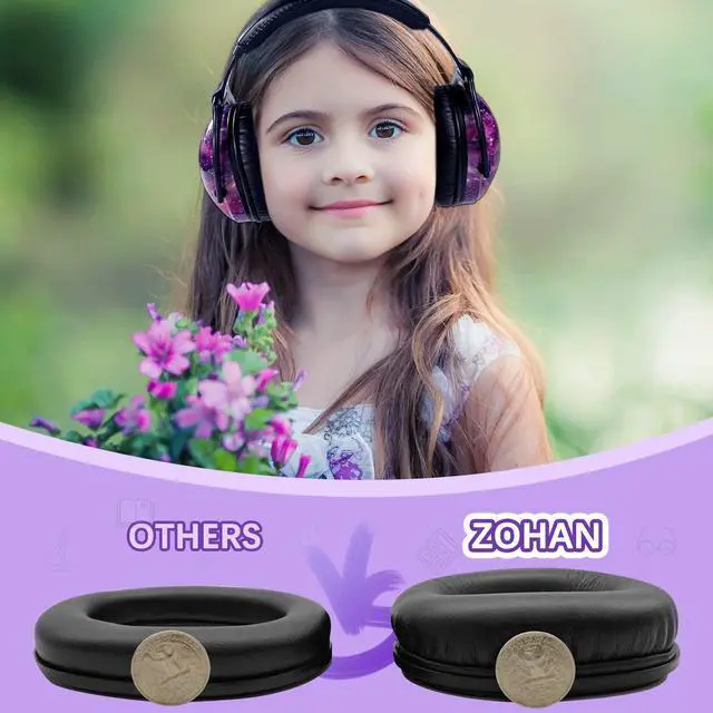 Alt view image 3 of 5 - ZOHAN Kids Ear Protection 4 Pack,Kids Noise Canceling Headphone for Concerts, Monster Truck, Fireworks