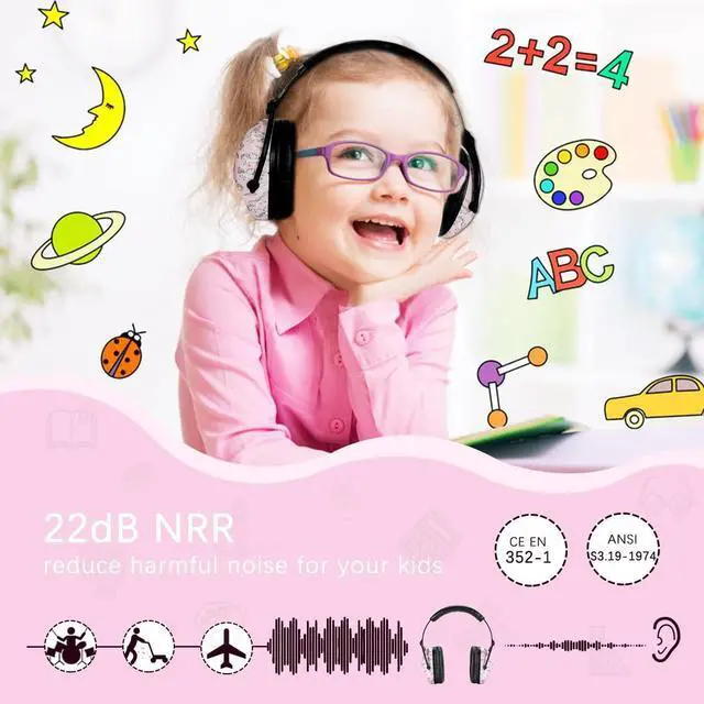 Alt view image 5 of 5 - ZOHAN Kids Ear Protection 4 Pack,Kids Noise Canceling Headphone for Concerts, Monster Truck, Fireworks