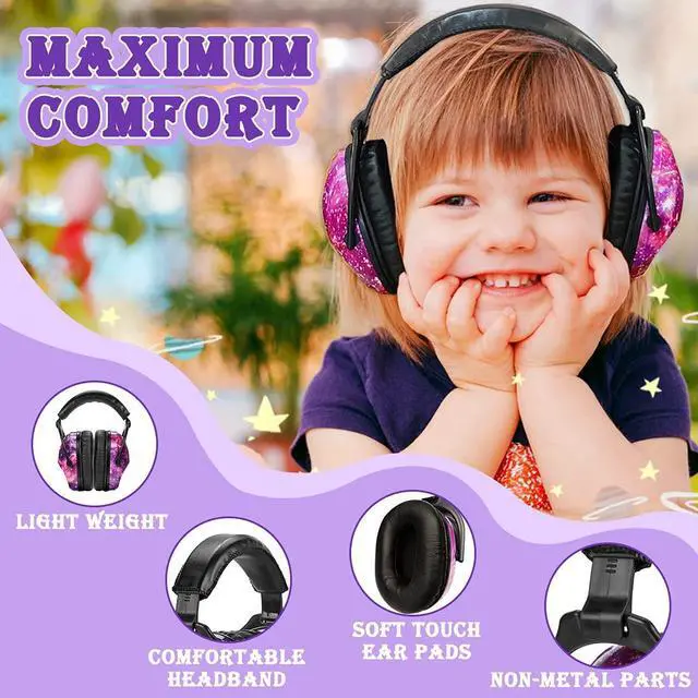 Alt view image 4 of 5 - ZOHAN Kids Ear Protection 4 Pack,Kids Noise Canceling Headphone for Concerts, Monster Truck, Fireworks