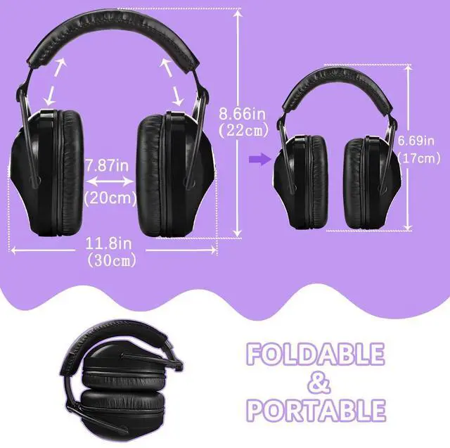 Alt view image 5 of 5 - ZOHAN Kids Ear Protection 3 Pack,Kids Noise Canceling Headphone for Concerts, Monster Truck, Fireworks