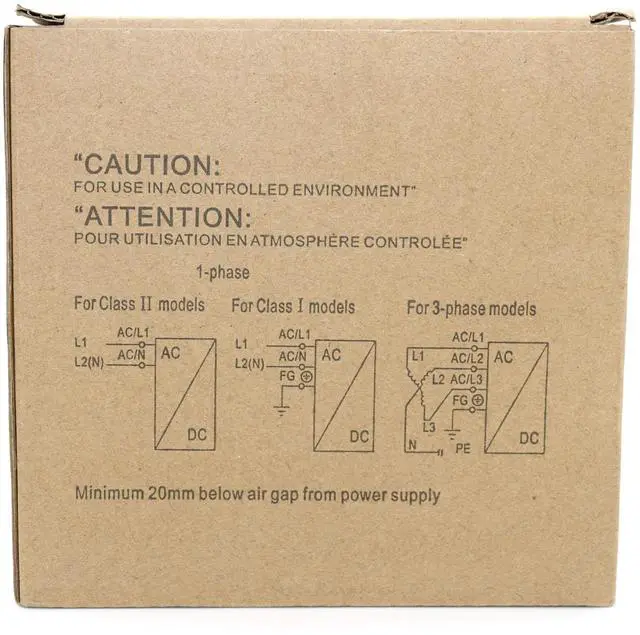 Alt view image 3 of 3 - MEAN WELL SDR-240-24 240W 10A 24VDC Single Output DIN Rail Power Supply with PFC Function (SDR Series High Efficiency UL 508 Approved)
