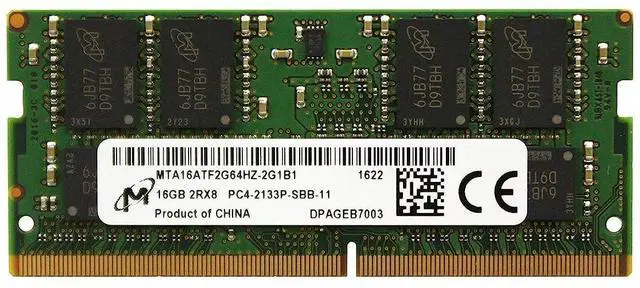 Main image of Factory Original 16GB (1x16GB) Laptop Memory Upgrade Compatible for HP EliteBook, EliteDesk, Z1, Z2, ZBook, ZBook Studio DDR4 2133Mhz PC4-17000 SODIMM 2Rx8 CL15 1.2v RAM Adamanta