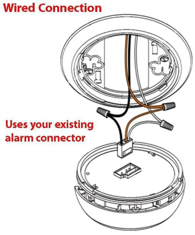 Alt view image 4 of 5 - 1080P HD Smoke Detector WiFi Spy Camera P2P Wi-Fi Fire Alarm Hidden Nanny Cam Spy Camera, Ceiling Mount, 110V AC Connector (9120 Model)