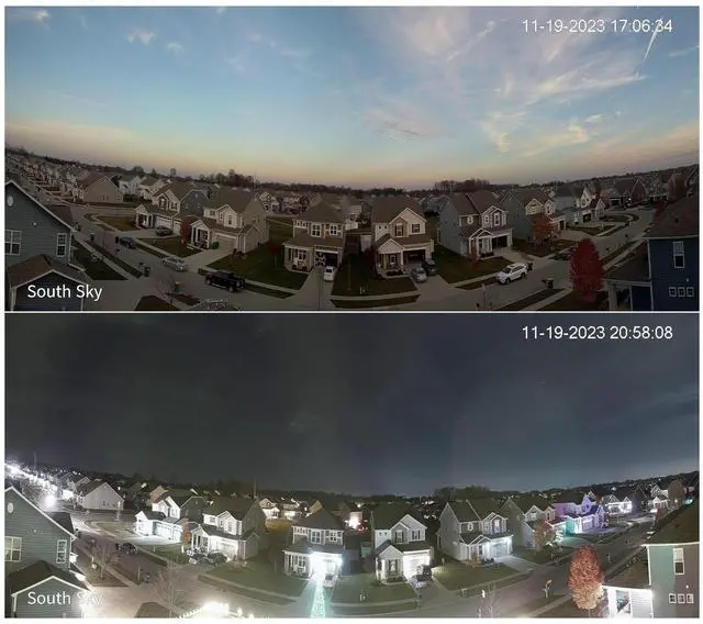 Alt view image 3 of 5 - EmpireTech Full-Color 180° Wide Angle 2×4MP Dual 1/1.8" CMOS Dual-Lens Splicing Smart IP Camera Built-in Warm Light, Support Two-Way Talk,IVS (Perimeter Protection),SMD 4.0. IPC-Color4K-B180