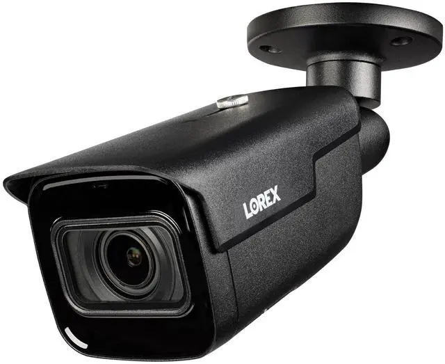 Alt view image 2 of 2 - Lorex 4K (8MP) Nocturnal Motorized Varifocal Smart IP Bullet Security Camera - Black (2-Pack)