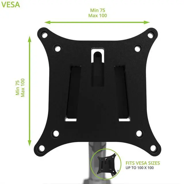 Alt view image 2 of 5 - Kanto DMS1000S Desktop Mount for 17-inch to 32-inch Displays | Silver
