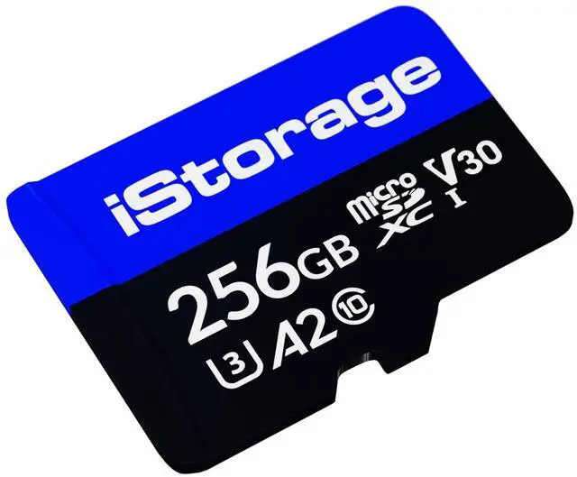 Main image of iStorage MicroSD Card 256GB | Encrypt Data Stored on iStorage MicroSD Cards using DatAshur SD Flash Drive | Compatible with DatAshur SD Drives Only