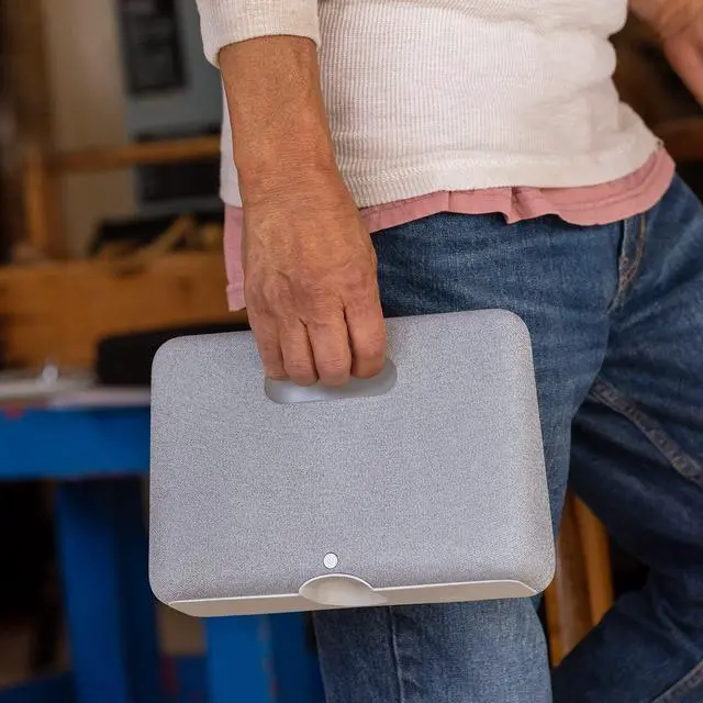 Alt view image 4 of 5 - Meta Portal Go - Portable Smart Video Calling 10 Touch Screen with Battery