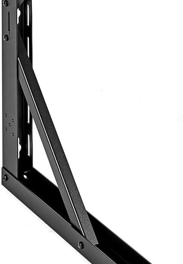 Alt view image 3 of 5 - NavePoint 15U Open Frame Wall Mount Server Rack for 19" Networking IT Equipment & A/V Gear, 24.81" Depth, 330 lbs Weight Capacity, 12-24 Threaded