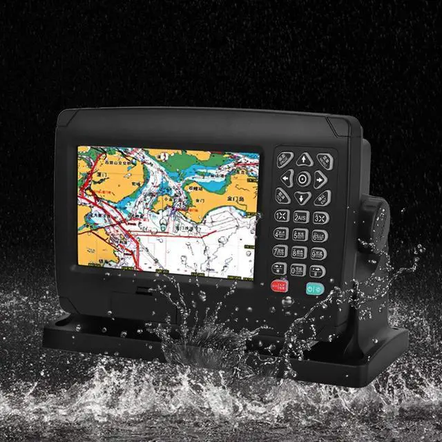 Alt view image 5 of 5 - Marine GPS Navigation for Boat, Boat GPS Navigation, Multifunction XF-607 7 inch Color Display Marine Navigator 200 Routes and 10,000 Waypoints, GPS Navigation Locator with Chart