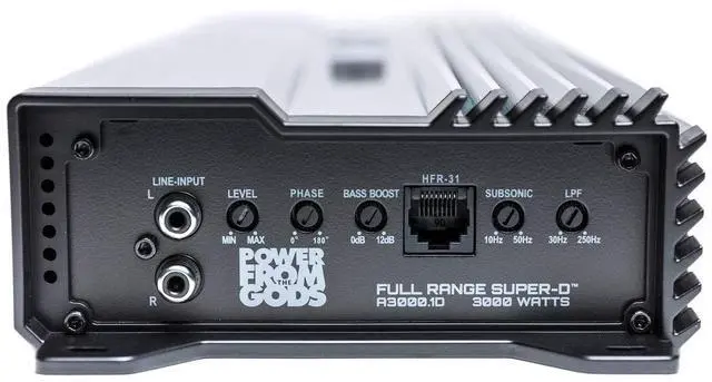 Alt view image 3 of 5 - Hifonics A3000.1D Alpha Compact 3000 Watt 1 Ohm Stable Monoblack Car Audio Amplifier