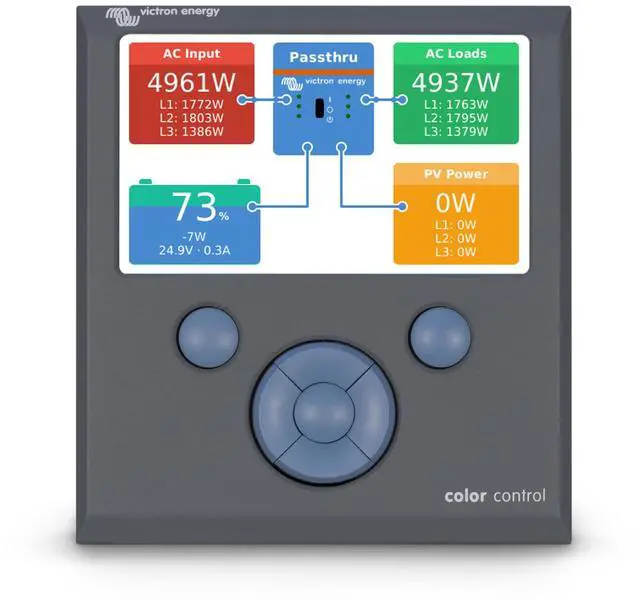 Main image of Victron Energy Color Control GX for System Monitoring and Full System Control