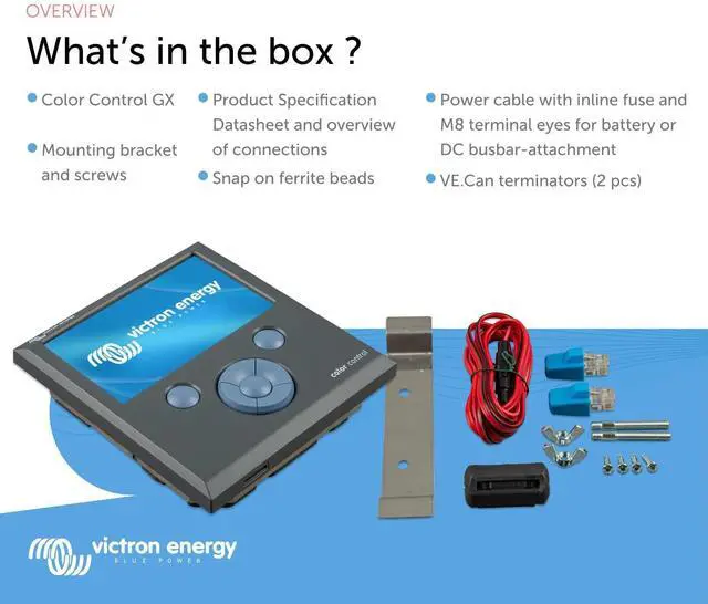 Alt view image 5 of 5 - Victron Energy Color Control GX for System Monitoring and Full System Control