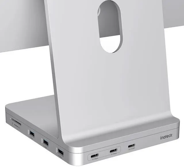 Main image of Inateck USB C Hub for iMac, Docking Station Compatible with iMac 24 Inch 2021/2023, USB 3.2 Gen 2, 8-in-1 Aluminium USB Hub with NVMe SSD Enclosure, USB C 10 Gbps and SD/TF Card Reader, DK2001