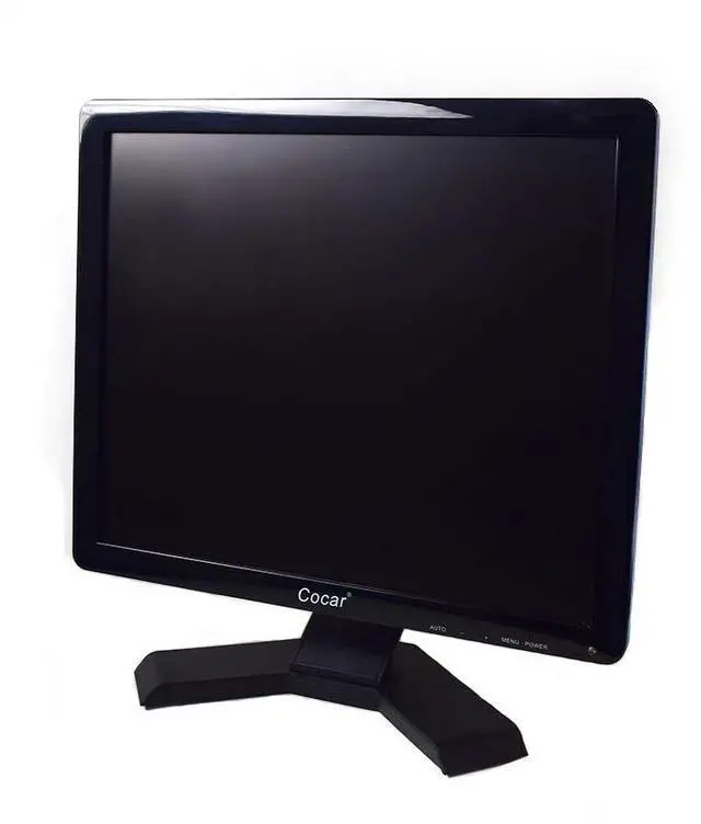 Alt view image 2 of 5 - 15" CCTV BNC Monitor VGA HDMI AV, 4:3 HD Display LCD Security Screen with USB Drive Player for Surveillance Camera STB PC 1024x768 Resolution Built-in Speaker Audio in/Out