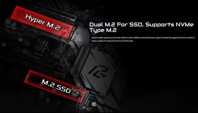 Alt view image 5 of 5 - ASRock B550 Phantom Gaming 4 Supports AMD AM4 Socket Ryzen(tm) 3000, 3000 G-Series, 4000 G-Series, 5000 and 5000 G-Series Desktop Processors Motherboard