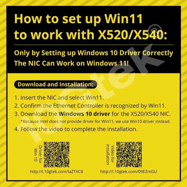 Alt view image 2 of 5 - 10Gtek 10Gb PCI-E NIC Network Card, Dual SFP+ Port, with Intel 82599ES Controller, PCI Express Ethernet LAN Adapter Support Windows Server/Linux/VMware, Compare to Intel X520-DA2(E10G42BTDA)