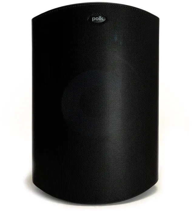 Main image of Polk Audio Atrium 8 SDI Flagship Outdoor Speaker (Black) - Use as Single Unit or Stereo Pair, Powerful Bass & Broad Sound Coverage, Withstands Extreme Weather & Temperature