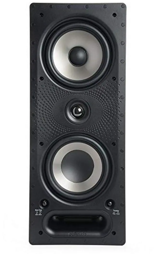 Main image of Polk Audio 265-RT 3-Way in-Wall Speaker - The Vanishing Series | Easily Fits in Ceiling/Wall | High-Performance Audio - Use in Front, Rear or as Surrounds | with Power Port & Paintable Grille - Black