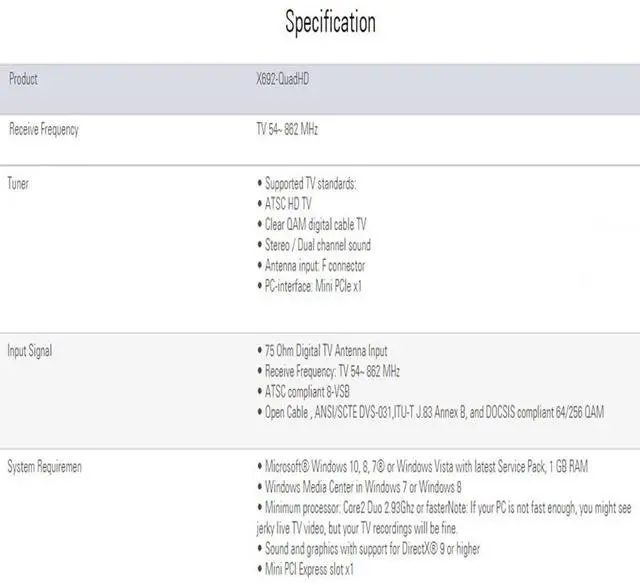 Alt view image 3 of 5 - MyGica X692 PCI Express TV Tuner Card, Quad ATSC TV Tuner Module, Four Tuners on a Half Height PCI Express Board OTA Record for Windows PC Laptop Computer