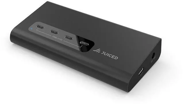 Alt view image 2 of 5 - Juiced Systems VertexHUB High-Speed USB-C & USB-A Hub - 10 Gbps Transfer, USB 3.2 Gen 2, 4X USB-C Ports, 3X USB-A Ports, Fast Charging