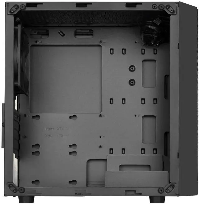 Alt view image 4 of 5 - SilverStone Technology Micro-ATX Glass Computer Case PS15B-G