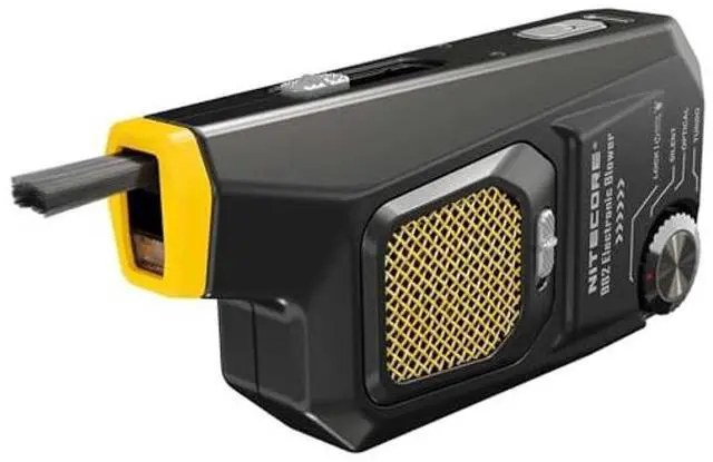 Alt view image 2 of 5 - Nitecore BlowerBaby BB2 USB-C Rechargeable Electronic Air Duster Blower for Camera, Keyboard, Laptop Cleaning with Built-in LED, Include Cable Organizer