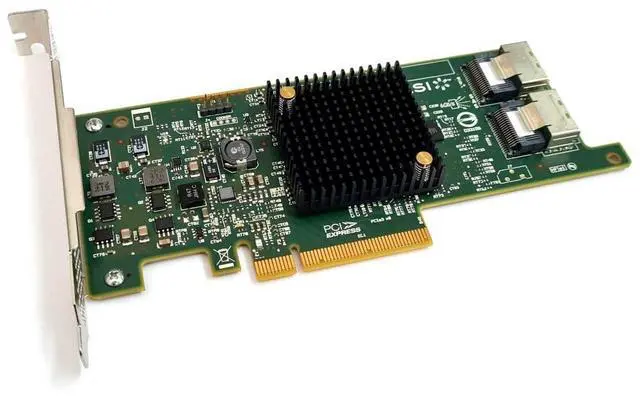 Alt view image 4 of 5 - LSI Logic Controller Card LSI00301 SAS 9207-8i 8Port Internal SAS/SATA 6Gb/s PCI Express Single