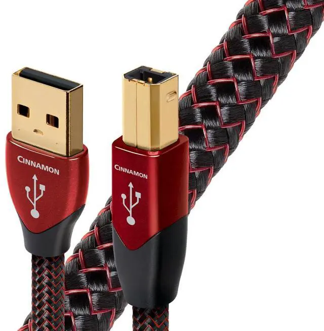 Alt view image 2 of 2 - AudioQuest 3 m Cinnamon USB-A > B High-Definition Audio Cable