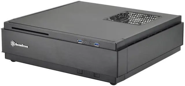 Alt view image 5 of 5 - SilverStone Technology Milo Z Mini-ITX/DTX Small Form Factor SFX Computer Case with PCI-E Riser Card, Black (ML07B)
