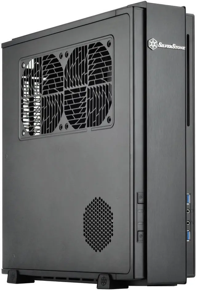Alt view image 4 of 5 - SilverStone Technology Milo Z Mini-ITX/DTX Small Form Factor SFX Computer Case with PCI-E Riser Card, Black (ML07B)