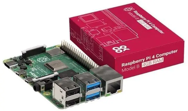 Alt view image 2 of 5 - Raspberry Pi 4 Model B 2019 Quad Core 64 Bit WiFi Bluetooth (4GB)