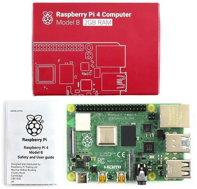 Alt view image 3 of 5 - Waveshare Accessory Compatible with Raspberry Pi 4 Model B 4GB RAM with Powerful Processor Faster Networking Support Dual 4K Output and Different Choice of RAM Comes with a Copper Heat Sink