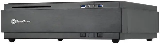 Alt view image 3 of 5 - SilverStone Technology Milo Z Mini-ITX/DTX Small Form Factor SFX Computer Case with PCI-E Riser Card, Black (ML07B)