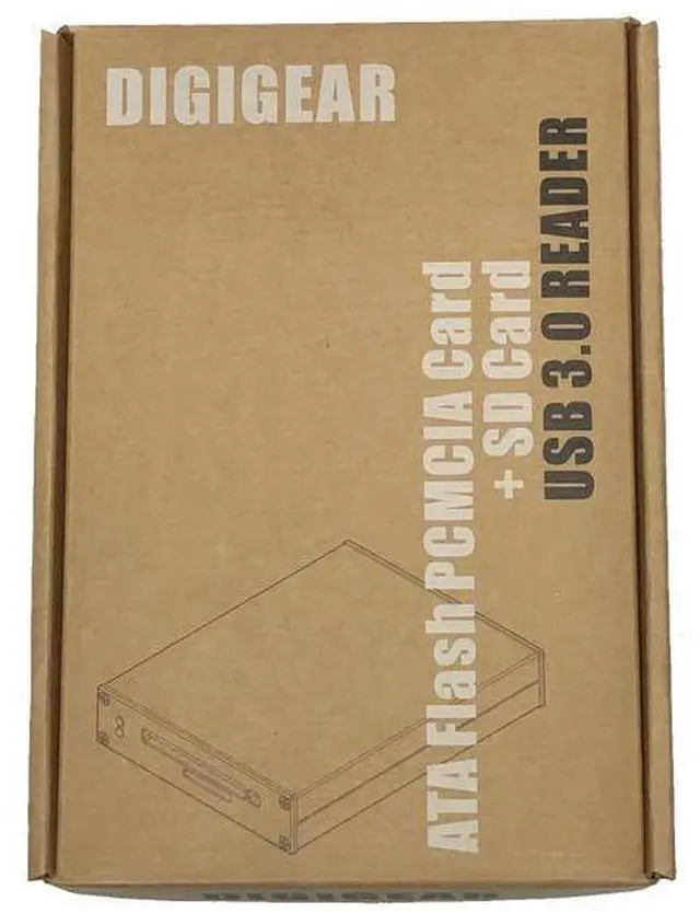 Alt view image 4 of 5 - UATASD DIGIGEAR ATA Flash PCMCIA PC Card & SD/SDHC/SDXC to USB 3.0 Industrial Grade Card Reader