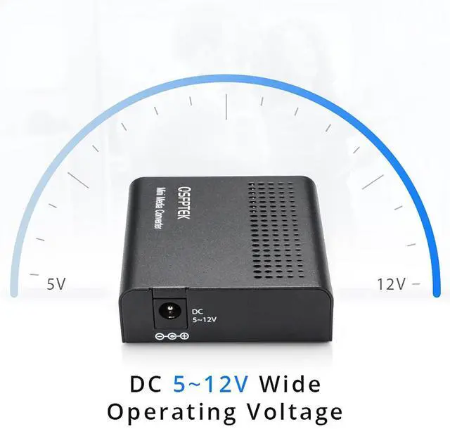 Alt view image 2 of 5 - 10G Media Coverter, 10 Gigabit Fiber to 10G Copper UTP Ethernet Media Converter, Mini Unmanaged 1x 100M/1G/2.5G/5G/10GBase-T RJ45 to 1x 10GBase-X SFP+ Slot 10Gigabit Ethernet Media Converter