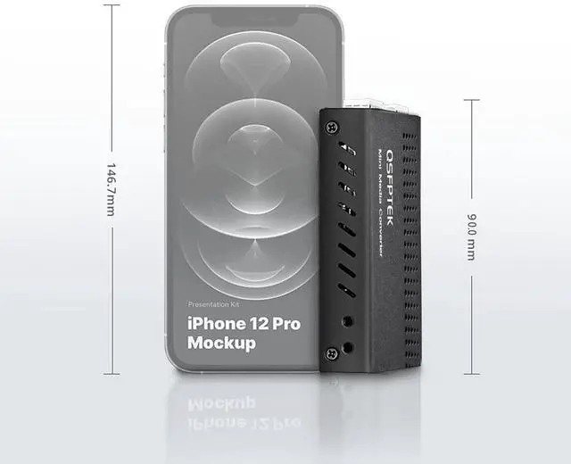 Alt view image 4 of 5 - 10G Media Coverter, 10 Gigabit Fiber to 10G Copper UTP Ethernet Media Converter, Mini Unmanaged 1x 100M/1G/2.5G/5G/10GBase-T RJ45 to 1x 10GBase-X SFP+ Slot 10Gigabit Ethernet Media Converter