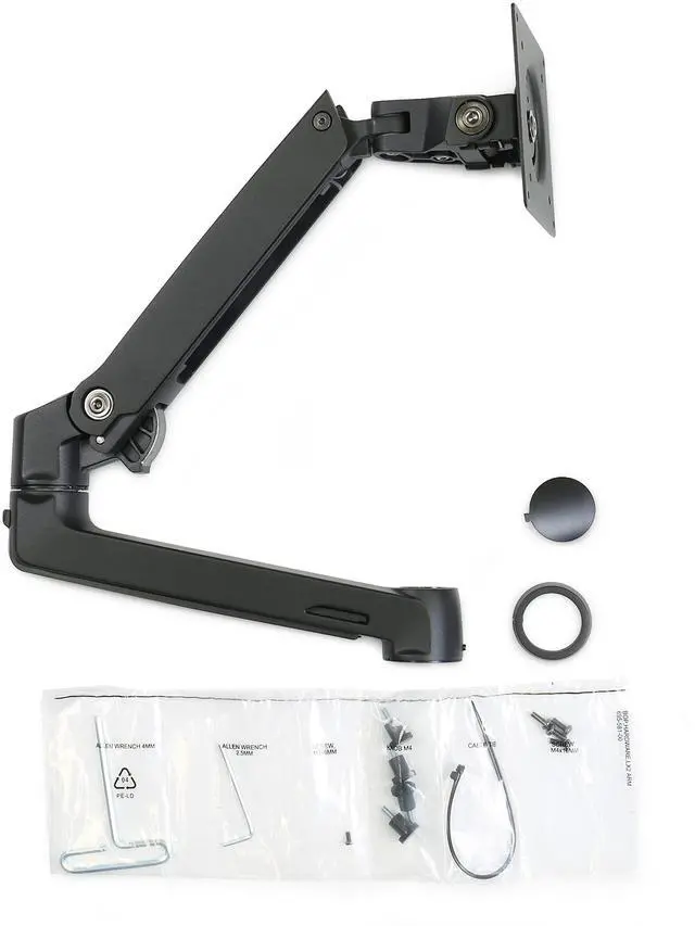 Main image of Ergotron  LX Monitor Arm, Extension, and Collar Kit  Add-on for LX Tall Pole Monitor Arms  Matte Black