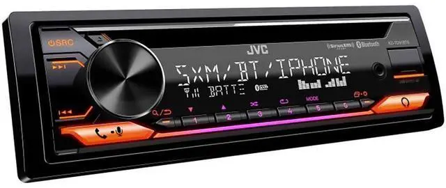 Alt view image 3 of 5 - JVC KD-TD91BTS Bluetooth Car Stereo Receiver with USB Port  2-Line LCD Display, AM/FM Radio  CD and MP3 Player - Amazon Alexa Enabled  Single DIN - 13-Band EQ (Black)