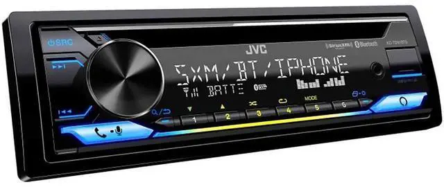 Alt view image 4 of 5 - JVC KD-TD91BTS Bluetooth Car Stereo Receiver with USB Port  2-Line LCD Display, AM/FM Radio  CD and MP3 Player - Amazon Alexa Enabled  Single DIN - 13-Band EQ (Black)