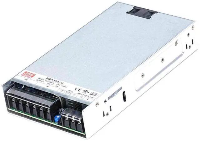Alt view image 2 of 4 - Meanwell RSP-500-24 Power Supply - 504W 24V 21A - Low Profile