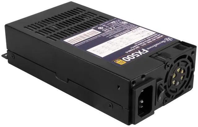Alt view image 2 of 5 - SilverStone Technology FX500-G, 500W Flex ATX 80 Plus Gold Power Supply, SST-FX500-G