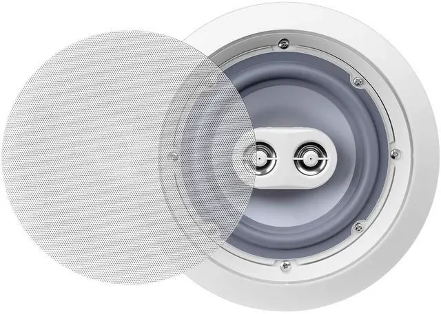 Alt view image 2 of 5 - OSD Weatherproof 6.5 in-Ceiling Single Stereo - Dual Tweeter Speaker - ICE600TTWRS