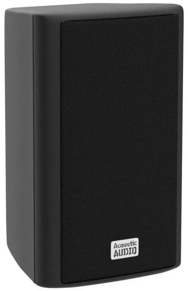 Alt view image 4 of 5 - Acoustic Audio by Goldwood AA351B 2 Way High Performance Indoor Outdoor 500W Speakers with Powerful Bass (1 Pair, Black)