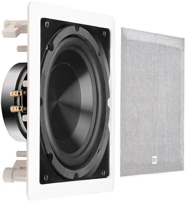 Alt view image 2 of 5 - OSD 8" in Wall Subwoofer 150W Easy Install, Paintable Grill IWS8