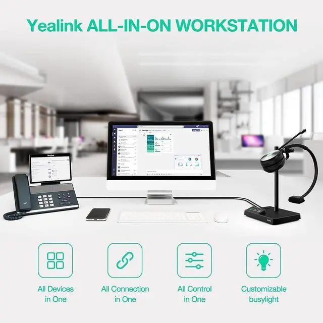 Alt view image 5 of 5 - Yealink WH62 Mono UC Headset
