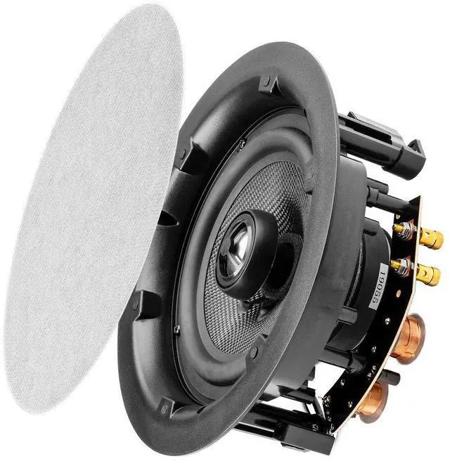 Main image of OSD 6.5" in Ceiling Speaker Pair 150W, Trimless Magnetic Grille, Pivoting Tweeter, Paintable Grille ACE640