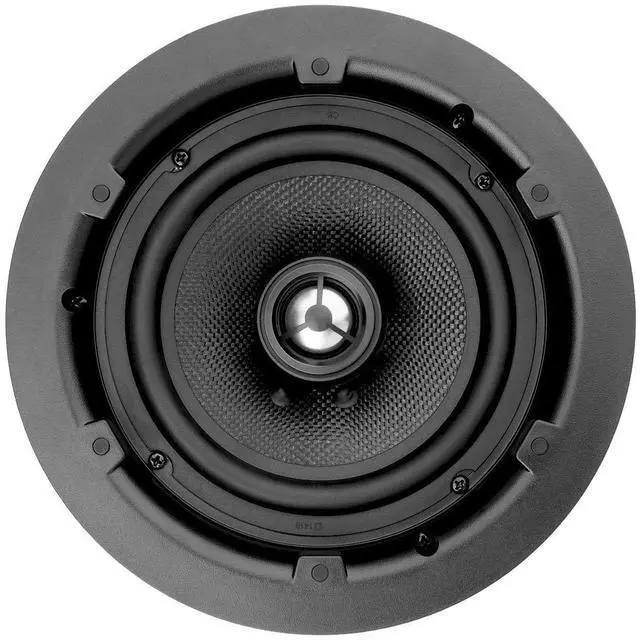 Alt view image 5 of 5 - OSD 6.5" in Ceiling Speaker Pair 150W, Trimless Magnetic Grille, Pivoting Tweeter, Paintable Grille ACE640