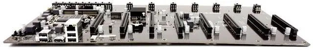 Alt view image 2 of 5 - Biostar TB360-BTC D+ (Intel 8th and 9th Gen) LGA1151 SODIMM DDR4 8 GPU Support GPU Mining Motherboard. Requires CPU with IGFX and Server Power Supply.