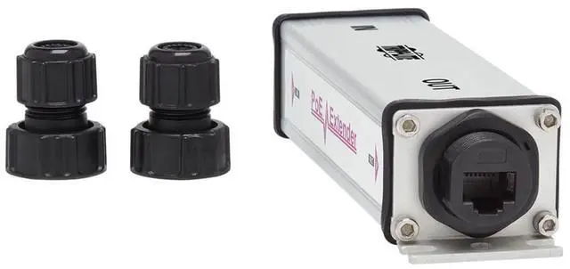 Alt view image 2 of 5 - Tripp Lite Gigabit Ethernet PoE Extender Cat5e/6/6a 1-Port Water Resistant